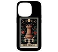 The Rook Chess Player Master Tarot Card Witchy Moon Carcasa para iPhone 14 Pro