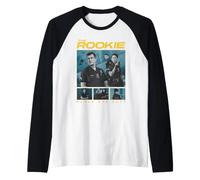 The Rookie Never Off Duty Cop Collage Police Procedural TV Camiseta Manga Raglan