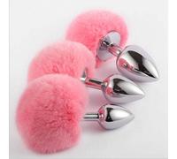 The Room Of Doom's Pink Bunny Tail Butt Plug