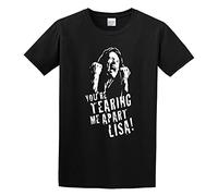 The Room Tommy Wiseau Tearing Me Apart Lisa Graphic tee Unisex 100% Cotton Short-Sleeve T-Shirts Black XXL