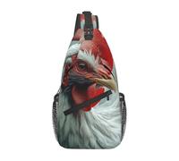 The Rooster In The Smoke - Mochila cruzada de viaje para hombre, mochila de senderismo
