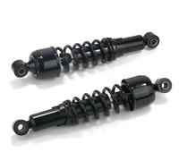 The ROP Shop | (2) amortiguadores traseros negros de 13 pulgadas para Harley-Davidson Touring Dyna Street Bob FXDB 2007
