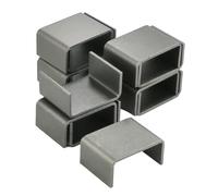 The ROP Shop | Paquete de 12 soportes de bolsillo de estaca de acero de calibre 7 para camas planas