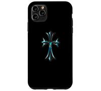 The Rosario Royal Turquois Cross Carcasa para iPhone 11 Pro MAX