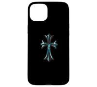 The Rosario Royal Turquois Cross Carcasa para iPhone 15 Plus