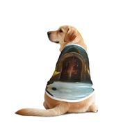 The Rose in The Fairy Tale World - Camiseta para perro, chaleco transpirable y refrescante para perros grandes, protección solar cómoda para Golden Retriever, Husky, Alaska, actividades al aire libre