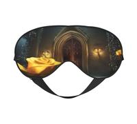 The Rose in The Fairy Tale World - Mascarilla suave para los ojos para dormir, ideal para mujeres y hombres y viajes, cómodo y ajustable, perfecto para usar en