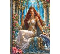 The Rose Temple of Atlantis: Stress Relief Coloring Book for Adults Fantasy. Wonderful for Relaxation & Creativity. Complete with Color Reference Images. Large 8.2 x 11in Hardcover. Great for Travel!
