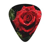 The Rose under the rain - Palas de guitarra, bajo, guitarra eléctrica o Hawaii de cuatro cuerdas (12 paquetes, finas, medianas, pesadas)