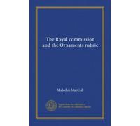 The Royal commission and the Ornaments rubric