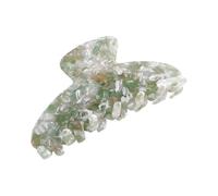 The RPZL - Accesorio para el cabello grande de acetato de alta calidad, clip de garra de gran tamaño para cabello grueso y fino, elegante clip de mandíbula para mujeres y niñas (verde chantily)