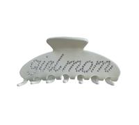 The RPZL - Accesorio para el cabello grande de acetato de alta calidad, clip de garra de gran tamaño para cabello grueso y fino, elegante clip de mandíbula para mujeres y niñas (niña mamá (crema de