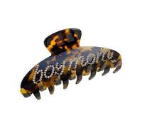 The RPZL - Accesorio para el cabello grande de acetato de alta calidad, clip de garra de gran tamaño para cabello grueso y fino, elegante clip de mandíbula para mujeres y niñas (niño mamá tortuga)