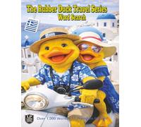 The Rubber Duck Travel Series Word Search: Greece: Feel the sparkling shores of Greece as they beckon you to ancient ruins and delicious food and drink across over 1000 words and 55 dazzling puzzles