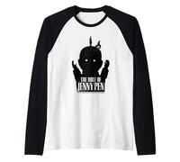 The Rule of Jenny Pen Silhouette Camiseta Manga Raglan