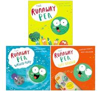 The Runaway Pea Series 3 Books Collection Set By Kjartan Poskitt (The Runaway Pea, Washed Away & Left Behind)