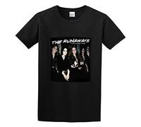 The Runaways Personels Unisex 100% Cotton Short-Sleeve T-Shirts Black M