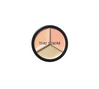 THE SAEM Cover Perfection - Corrector de triple olla - Paleta de 3 colores para tonos rojos y ojeras, 0.16 oz (4.5 g) - No 03 Correct Up Beige