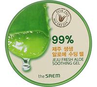 The Saem. Gel Calmante para Cuerpo y Rostro de Aloe Vera en Frasco. Jeju Fresh Aloe Soothing Gel 99%. Hidrata y Refresca.