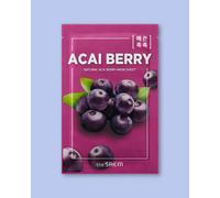 The Saem Mascarilla de tela Natural Acai Berry Mask Sheet - 21 ml / 1 ud
