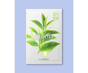 The Saem Mascarilla de tela Natural Green Tea Mask Sheet - 21 ml / 1 ud