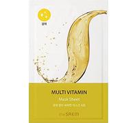 The Saem. Mascarilla Facial Bio Solution con Multivitaminas Iluminadoras. Multi Vitamin Mask Sheet. Aumenta la luminosidad. Vitamina C. Contenido 20gr.