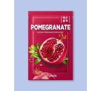 The Saem Mascarilla facial de tela Natural Pomegranate Mask Sheet - 21 ml / 1 ud
