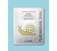 The Saem Pure Natural Mask Sheet Snail Brightening - 20 ml / 1 ud