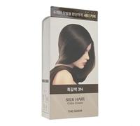 The Saem - Silk Hair Color Cream Gray Hair Cover - 5 Colors 2025 Version - #3N Brown Black
