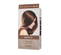 The Saem - Silk Hair Color Cream Gray Hair Cover - 5 Colors #5N Light Brown
