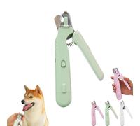 The Safetrim by Pupnourish, 2 in 1 Nail Clipper and Grinder, with Light Multifunctional Nail Clippers, for Dogs with Grinder, Suitable for All Body Types (Green)