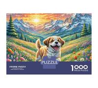 The Saint Bernard 1000 Piezas Cartulina Premium Rompecabezas Premium Adorable Pet Antiestrés Juguete De Cumpleaños Rompecabezas para Adultos Y Niños 52x38cm/1000pcs