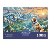 The Saint Bernard 1000 Piezas Cartulina Premium Set De Rompecabezas Extremadamente Difícil Juguete De Cumpleaños Rompecabezas para Adultos Y Niños 38x26cm/1000pcs