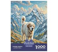 The Saint Bernard Puzzle Imposible,desafío for Adults Entretenimiento Creativo 1000 Piezas Obra De Arte De Juego De para Adultos, Regalos A Partir De 14 Años 70x50cm/1000pcs