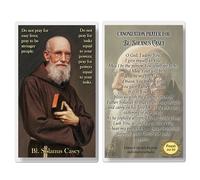 THE SAINTS COLLECTION Blessed Solanus Casey - Tarjetas de oración laminadas (20 unidades)
