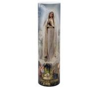 THE SAINTS COLLECTION Vela LED de oración Nuestra Señora de Fátima con Niño