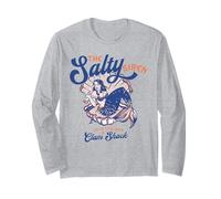 The Salty Siren Cocktail Bar & Clam Shack, Linda Pinup de Sirenas Manga Larga