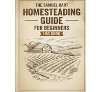 The Samuel Hart Homesteading Guide for Beginners Log Book: The Essential All-in-One Journal for Sustainable Living: Raising Backyard Chickens, Vegetable Gardening, and Food Preservation Trackers.