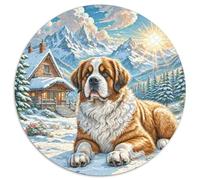 The San Bernardo Rompecabezas De Redondo 1000 Piezas Adultos para Niños Circular Puzzle Niños para Decoración del Hogar Imposible Infantil 3D Cartón 1000pcs (67.5x67.5cm)
