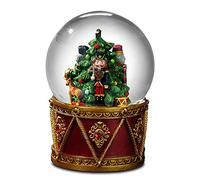 The San Francisco Music Box Company Globo de Agua de Tambor Cascanueces