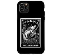 The Saxolotl Axolotl Anfibio Saxofón Saxista Tarot Card Carcasa para iPhone 11 Pro MAX