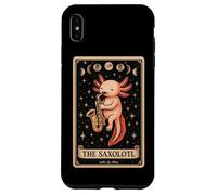 The Saxolotl Axolotl Anfibio Saxofón Saxista Tarot Card Carcasa para iPhone XS MAX