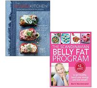 The Scandi Kitchen By Bronte Aurell & The Scandinavian Belly Fat Program By Berit Nordstrand 2 Books Collection Set