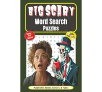 The Scary Word Search Puzzle Book: All Things Scary! Monsters, Ghosts, Halloween, Horror Movies… all in this easy-to-read Big Scary Word Puzzle ... gift for Vacations, Holidays and Spare Times