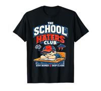 The School Haters Club Divertido Regalo Estudiante Niños Adolescentes Jóven Camiseta
