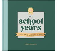 The School Memory Book: A Timeless School Years Memory Book for Preschool - 12th Grade Memories, Keepsakes and Cherished Moments (Storage Pocket Included)