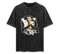 The Script Irish Pop Band Washed Round Neck Men Women tee Shirt Size S
