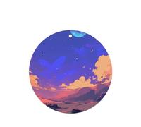 The sea at sunset - Juego de 4 tarjetas aromáticas para colgar en el armario, baño, ambientadores de coche, de larga duración