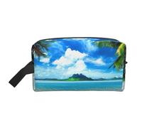 The Sea Print - Neceser de viaje para colgar maquillaje, gran capacidad, organizador versátil para mujeres y hombres