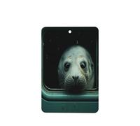 The Seals in the Cabin - 4 tarjetas de ambientador de coche, desechables, para colgar, para vehículos, aroma a lavanda